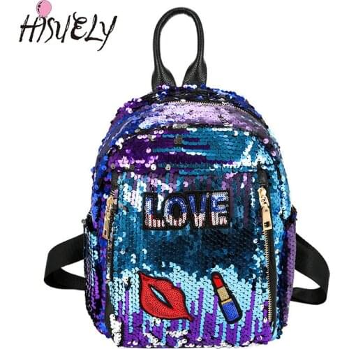 HISUELY Women's Backpacks With Sequins China