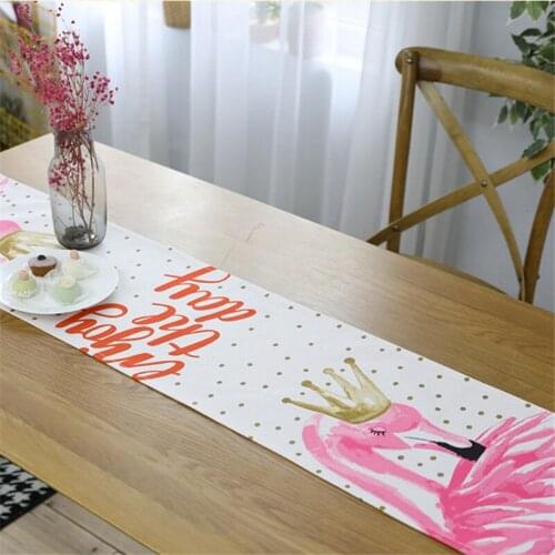 Beautiful tablecloth cotton linen art rectangular tablecloth tea mat