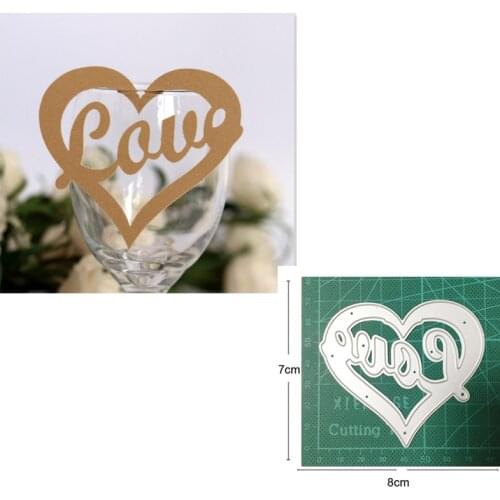 Metal cutting dies cut die mold Love Heart decoration Scrapbook dies crafts paper knife mould blade punch stencils dies new 2021