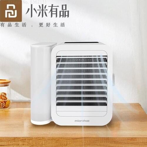 Youpin MICROHOO 6W 1000ml Water Capacity Mini Air Conditioner Touch Screen Adjustment Energy Saving Low Noise Cooling Humidifier