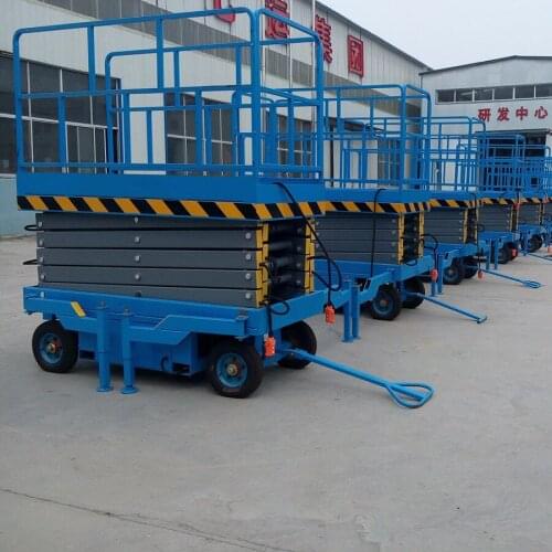 Mobile Scissor Lift Work Platform 10m