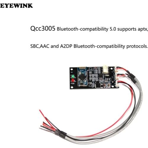 Bluetooth module QCC3005 QCC3034 lossless aptxhd wireless Bluetooth audio receiving board Bluetooth 5.0