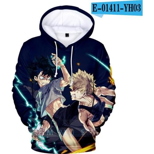 Newest Boku No My Hero Academia Cosplay Costumes Hoodies Sweatshirts Bakugou Todoroki Shoto Spring Jacket Coats