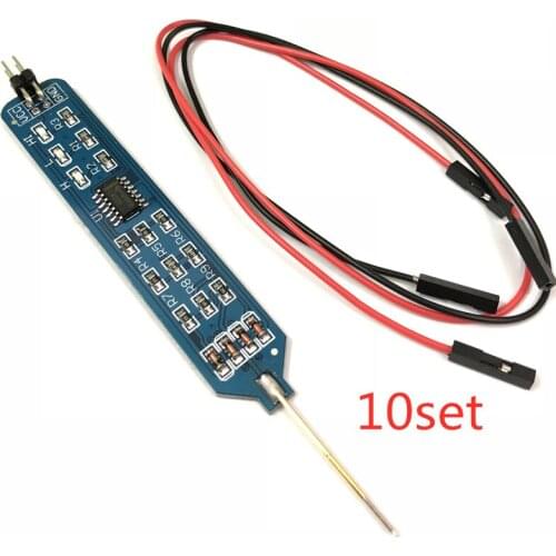 100% NEW 10Set/lot Logic test pen LM339 high and low level test 5V 3.3V digital circuit debugging