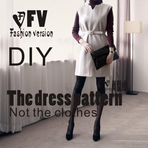 Dresses Sewing Pattern Template Cutting drawing Clothing DIY ((Not selling clothes)) BLQ- 161