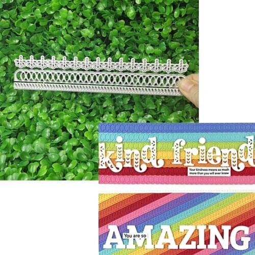 Suitable for Christmas metal cutting die and DIY scrapbook album 3D greeting card making creative edge 2021 NEW