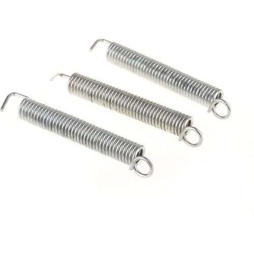 Musiclily Guitar Tremolo Bridge Tension Springs, Nickel (3 Pieces)