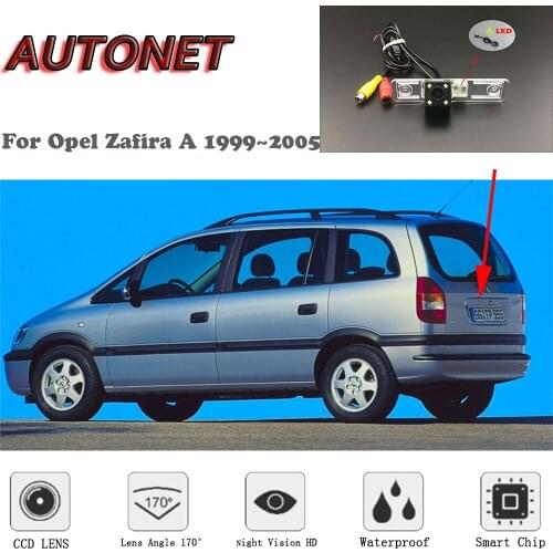 AUTONET HD Night Vision Backup Rear View camera For Opel Zafira A Chevrolet Nabira Chevrolet Zafira Subaru Traviq 1999~2005