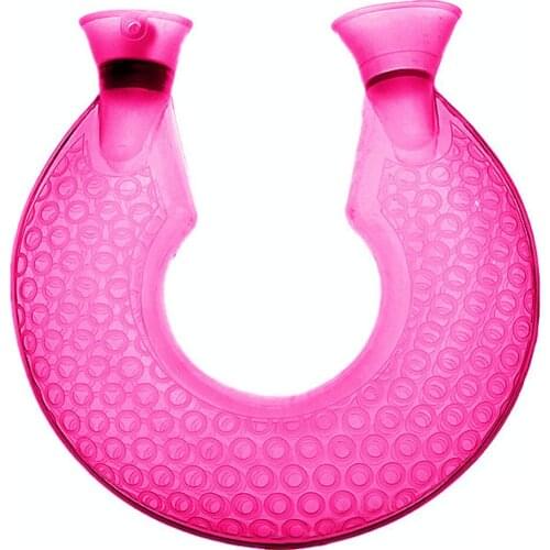 U Shape Shoulder Transparent PVC Neck Warm Travel Hand Warmer Hot Water Bottle Leak Proof Outdoor Office Pain Relief Non Slip