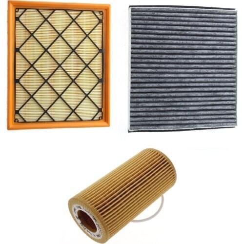 Air Filter+cabin Filter+oil Filter 3pcs for Volvo C30 C70 Ii 2006-2013/s40 Ii V50 2003-2012 Model Built Externa Carl Filter Set