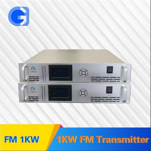 1KW FM transmitter Stereo FM broadcast transmitter Stereo FM transmitter Portable Type