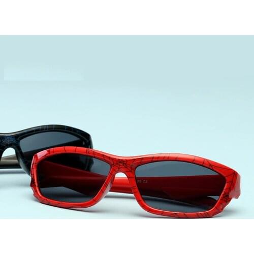 Children Girls sunglasses Spider Pattern Brand Design Restoring Ancient Ways UV400 Sun Glasses Lens Properties Eyewear