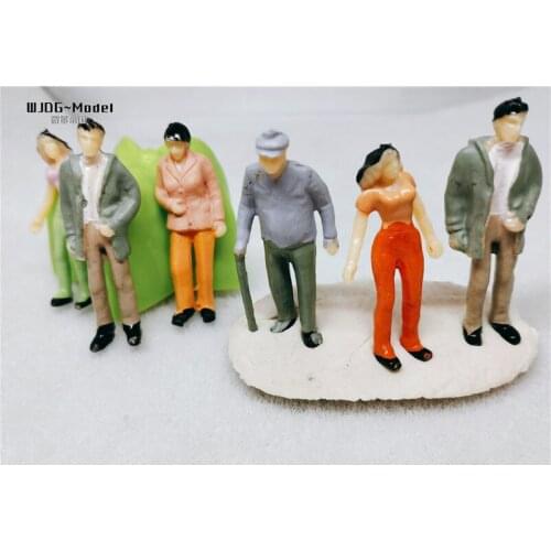 30pcs 1/42 scale model diagram, used in construction of train passengers landscape architectural design model