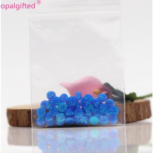 50PCs/lot)Free Ship Synthetic Opal round cabochon Opal Loose Stone 5mm Synthetic Opal Cabochon dark blue round for body jewelry