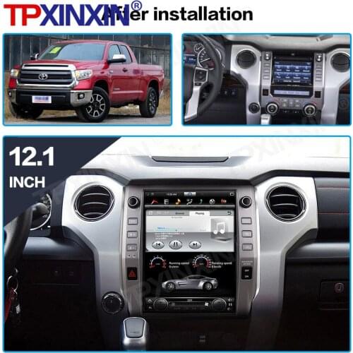 Android 10.0 Tesla IPS Screen For Toyota Tundra 2014 2015 2016 2017 Car Radio Multimedia Auto DVD Player Navigation GPS 2 din