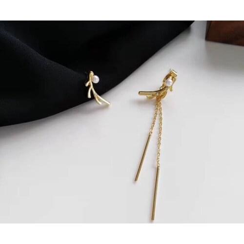 New Arrival 925 Sterling Silver Earrings Base Fashion Findings Exquisite Jewelry Parts Fittings Womens Accessories for Pearls