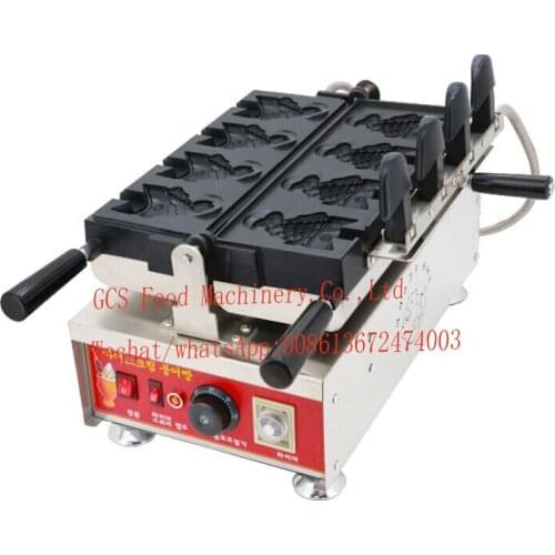 Free shipping cost Electric 110V 220V Commercial non-stick coating Japanese Ice Cream Taiyaki Maker Machine