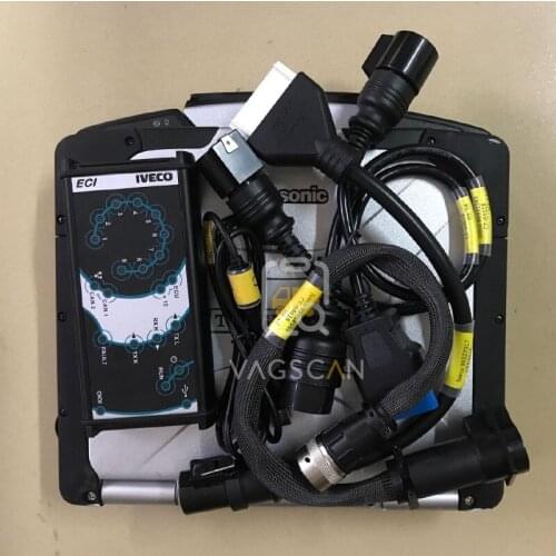 Toughbook CF31 CF-31 Diagnosis laptop for IVECO ELTRAC EASY ECI Truck diagnostic interface
