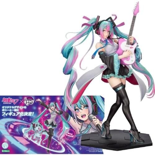Newest Spot Original Anime Figurine VOCALOID Hatsune Miku Kawaii 25cm Collection Doll PVC Action Decration Model Kids Toys