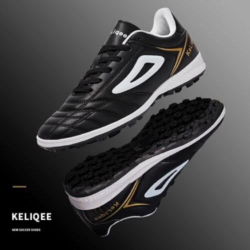 Soccer Shoes Indoor Futsal Men Football Sneakers Wearable Leather Kids Sports Football Boots Man Training Athletic Trainers Man