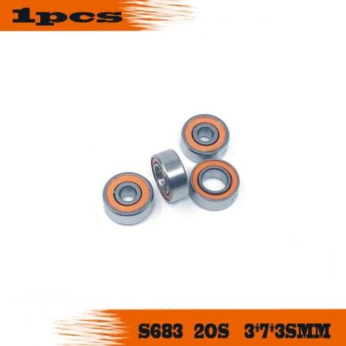 1PC 3X7X3mm S683 2OS CB ABEC7 Hybrid Ceramic Bearing Fishing ball bearings S683C 2OS S683-2RS