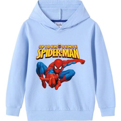 Spiderman Cotton Sweaters Brand Baby Boys Clothes Kids Sweatshirt t shirts Hoodies Tops Children Clothing