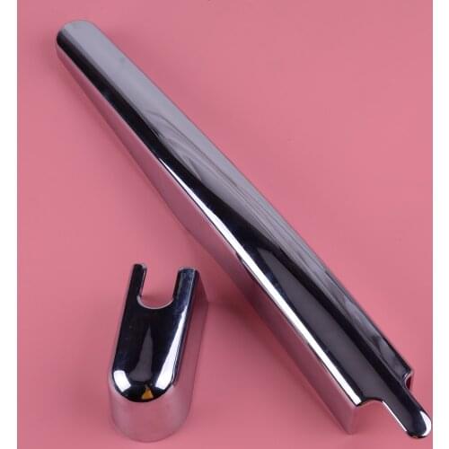 DWCX Chrome Rear Trunk Window Wiper Arm Blade Cover Trim Molding Garnish Protector Bezel Fit For Ford Escape Kuga 2013-2017 2018