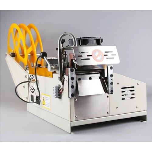 120-CH Computer hot and cold trademark cutting machine, washing label cutting machine, With cursor positioning