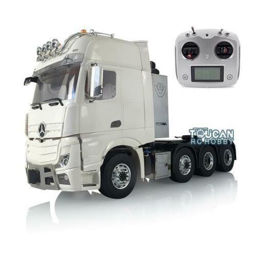 1/14 LESU Tractor RC Metal Chassis Truck Motor Light Hercul Arco Cabin Radio THZH0727-SMT5