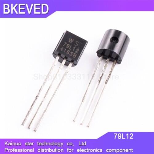 20PCS 79L12 TO92 79L12 TO-92 L79L12 new voltage regulator IC