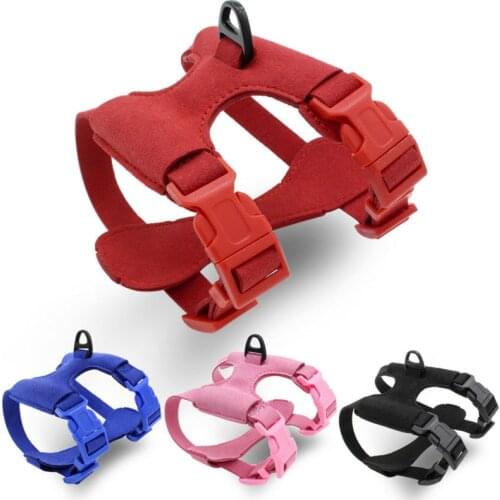 Adjustable Pet Dog Chest Strap Small And Medium Cat Dog Collar Soft Chest Back Dog Strap Small Dog Supplies Chihuahua Teddy