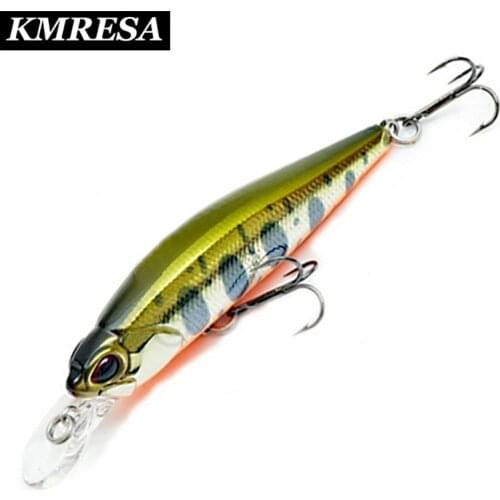 NEW Japanese Design Pesca Wobbling Fishing Lure 63mm 5g Suspending Minnow Isca Artificial Baits For Bass Perch Pike Trout