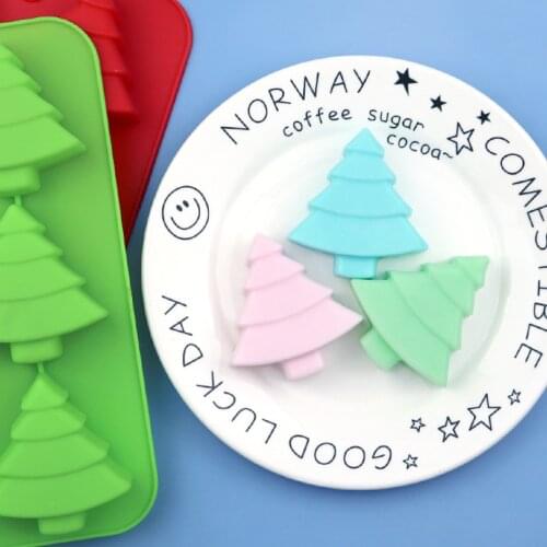 Christmas Tree Silicone Cake Mold Xg717