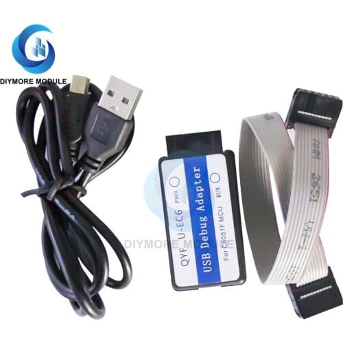 U-EC6 USB Universal Emulator Compatible with C8051 full range of MCUs Support Program Download Support WIN XP WIN7 WIN8 WIN10