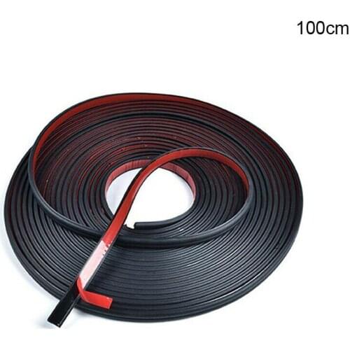 1m Universal Car Door Rubber Seal Strip Thicken Automobile Insulation Strip Sound Accessories Strip L-shaped Sealing Car St C4U1