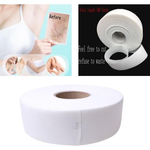 Non Woven Body and Facial Leg Wax Strip Roll 2.75" X 110 YD Pack White