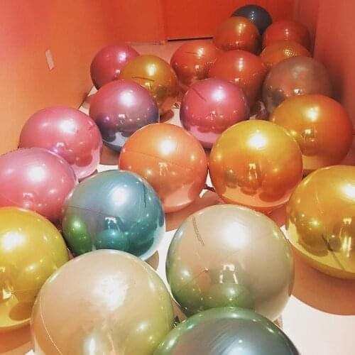 1PC Star&Heart 18/22 inch Metal 4D Disco Gradient Color Balloon Wedding Birthday Party Decoration Baby Shower Photo Props