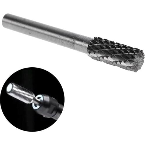10mm Grinding Head Diameter Cylindrical Tungsten Carbide Rotary Burr