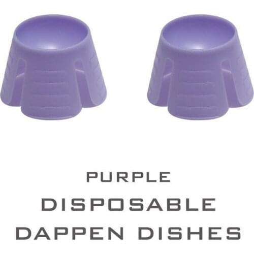 100pcs / bag Dental Multi-purpose Disposable Dentist Dappen Dishes Purple For Sale