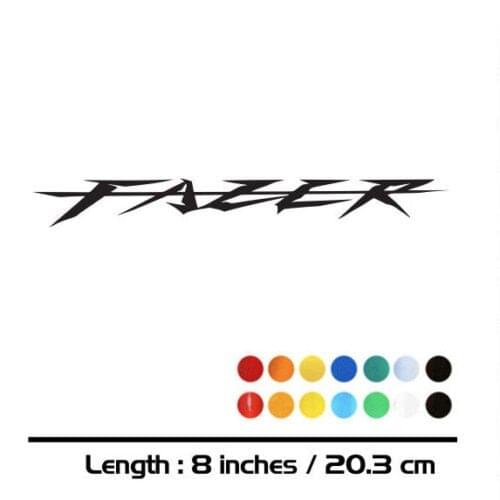 2 X New Sales motorcycle accessories bike Fuel tank Wheels Fairing helmet MOTO car Sticker reflective decals For YAMAHA FAZER