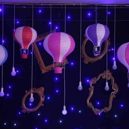 40CM14inch hot air balloon lanterns marriage wedding birthday party decoration bar stage mall nursery corridor lantern Charm