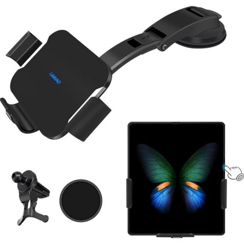 Car Wireless Charger 10W Qi Fast Phone Charger Holder for Samsung Galaxy Fold Note 10 9 S10 iPhone XR XS 11 X Max Huawei Mate X