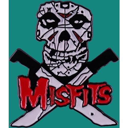 Misfits Enamel Pins Brooch Collecting Horror Movies Lapel Badges Men Women Fashion Jewelry Gifts Adorn Backpack Collar Hat