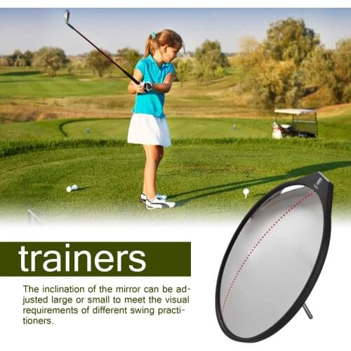 Golf Swing Practice Mirror Training Aid Adjustable Acrylic Golf Driving Range Posture Correction Mirror For Golf Accessories