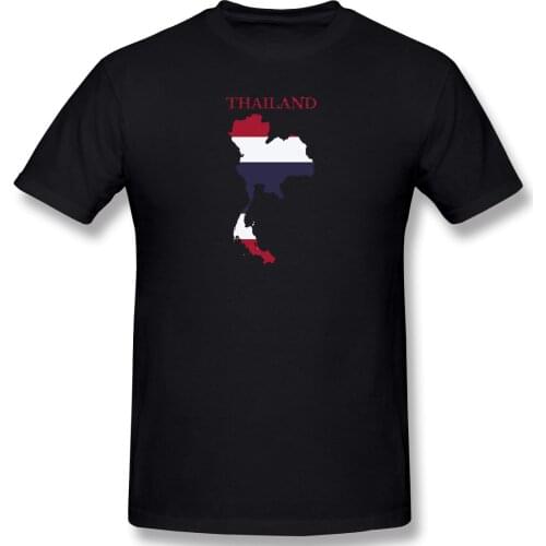 Man Thailand Flag Map Usa, National, Patriotic, Patriot fitness Casual Graphic shirt