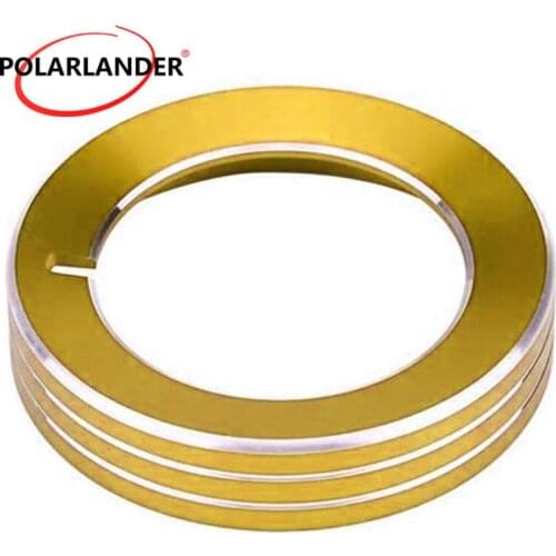 1 PC Headlight Switch Knob Ring Cover Button black/red/gold/blue/sliver for Ford F150 XLT 2016 2017 & Ford Mustang 2015 2016