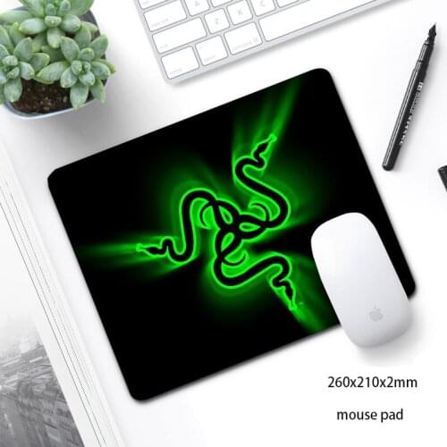 Razer Small Mouse Pad Gaming Accessories Speed Computer Keyboard PC Mousepad Gamer Rubber Carpet non-skid mouse pad gift