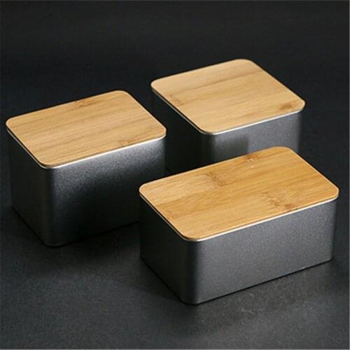 Tea Can Metal Box Storage Box Smell Proof Container Herb Saver Weed Container Stash Jar Sealed Herbal jar Accessories