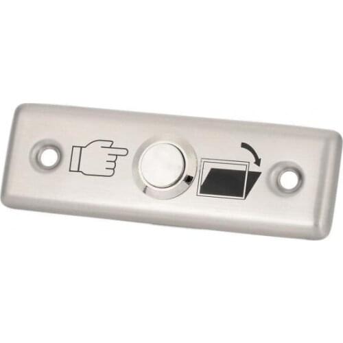 Stainless Steel 16mm Metal Waterproof Momentary Self-reset Doorbell Push Button Switch With Aluminium Alloy Door Release Panel