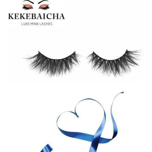 KEKEBAICHA mink lashes cruelty-free lashes 3d real mink eyelashes handmade reusable natural eyelash popular false lashes makeup
